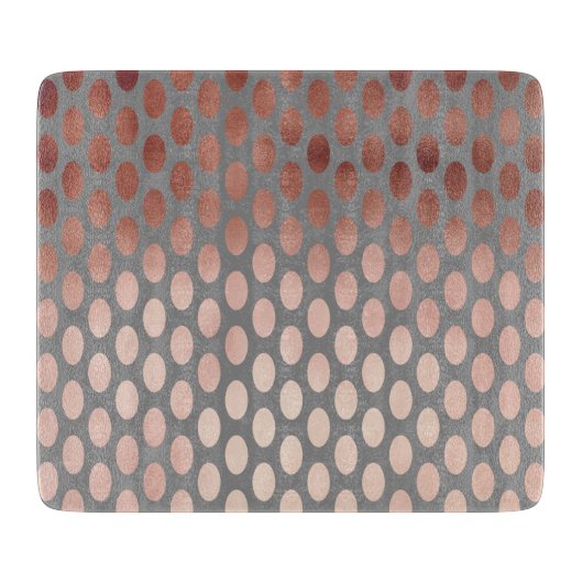 elegant stijlvol roos goudpokken snijplank (Voorkant)