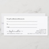 Elegant stijlvol roos goudschaar (Achterkant)