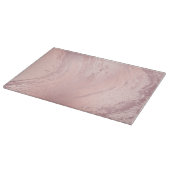 Elegant stijlvol roze roze roze goud glitter marme snijplank (Hoek)