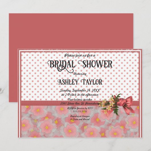 Elegant stijlvol roze vormelijk Vrijgezellenfeest Kaart (Voorkant / Achterkant)