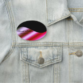 Elegant stijlvol roze zwart naamplaatje (In situ)