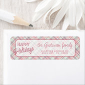 Elegant stijlvol rustiek speelpatroon etiket (Insitu)