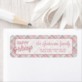 Elegant stijlvol rustiek speelpatroon etiket