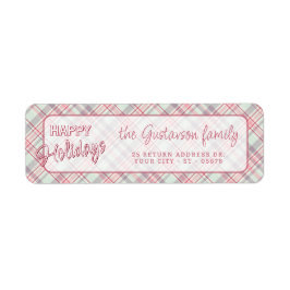 Elegant stijlvol rustiek speelpatroon etiket