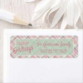 Elegant stijlvol rustiek speelpatroon etiket