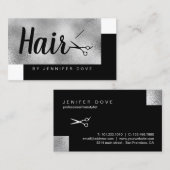 Elegant stijlvol schaar visitekaartje (Voorkant / Achterkant)