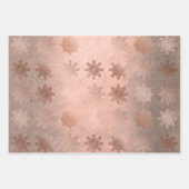 Elegant stijlvol Snowflake Pattern Kerstmis Inpakpapier Vel (Voorkant 3)