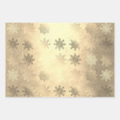 Elegant stijlvol Snowflake Pattern Kerstmis Inpakpapier Vel (Voorkant 3)