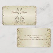 Elegant stijlvol, stijlvol, stijlvol, dress visitekaartje (Voorkant / Achterkant)