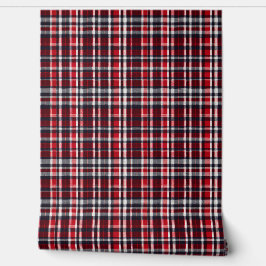 Elegant Stijlvol Tartan Schotse Ruit Patroon Behang