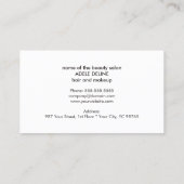 Elegant stijlvol textuur Red Beauty Coupon (Achterkant)