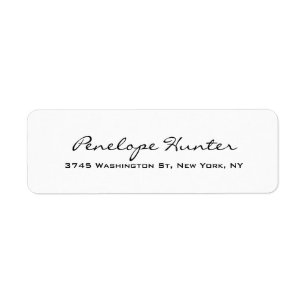 Elegant Stijlvol Trendy Modern Handschrift Script Etiket