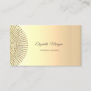 Elegant stijlvol Trendy Professional, Gold Stippen Visitekaartje