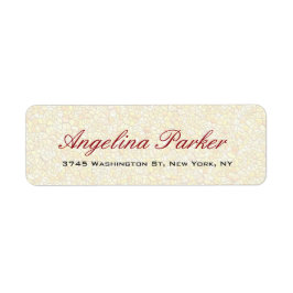 Elegant stijlvol trendy stenen muurpatroon etiket