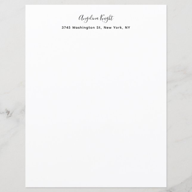 Elegant stijlvol, uniek handschrift (Voorkant)