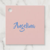 Elegant stijlvol, uniek handschrift bedankjes labels (Voorkant)