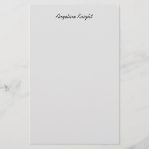 Elegant stijlvol, uniek handschrift briefpapier