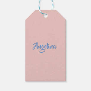 Elegant stijlvol, uniek handschrift cadeaulabel