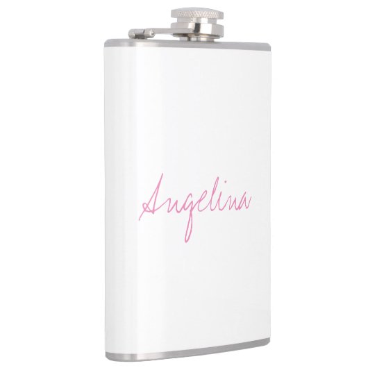 Elegant stijlvol, uniek handschrift heupfles (Rechts)