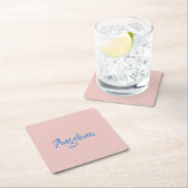 Elegant stijlvol, uniek handschrift kartonnen onderzetters (Insitu)