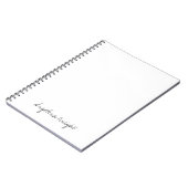 Elegant stijlvol, uniek handschrift notitieboek (Linkerzijde)