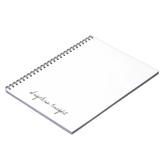 Elegant stijlvol, uniek handschrift notitieboek (Linkerzijde)