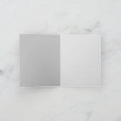 Elegant stijlvol, uniek handschrift notitiekaartje (Binnen)