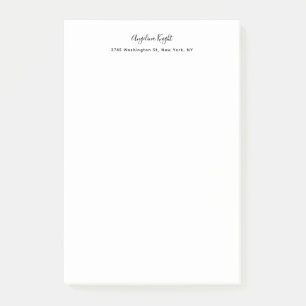 Elegant stijlvol, uniek handschrift post-it® notes