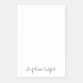 Elegant stijlvol, uniek handschrift post-it® notes (Voorkant)