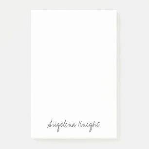 Elegant stijlvol, uniek handschrift post-it® notes