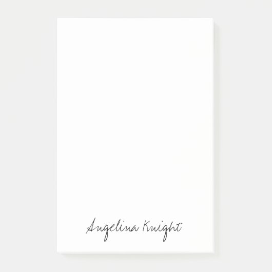 Elegant stijlvol, uniek handschrift post-it® notes (Voorkant)