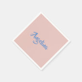 Elegant stijlvol, uniek handschrift servet (Hoek)