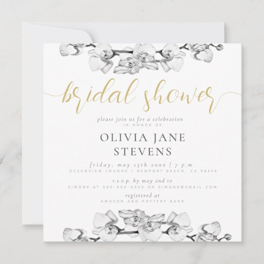 Elegant Stijlvol Vrijgezellenfeest voor kalligrafi Kaart (Voorkant)