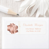 Elegant stijlvol, wit, Roos Gold Roos Etiket (Insitu)