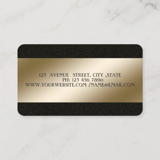 Elegant Stijlvol, zwart, Faux Lashes, Makeup Artis Visitekaartje