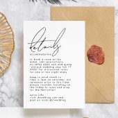 Elegant stijlvolle aangepaste namen White Black We Informatiekaartje