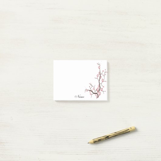 Elegant stijlvolle branche gepersonaliseerd post-it® notes (Op bureau)