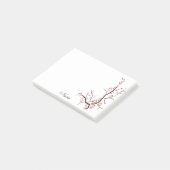 Elegant stijlvolle branche gepersonaliseerd post-it® notes (Schuin)