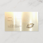 Elegant Stijlvolle Glamoureuze Referral-Kaart Aanbevelingskaartje (Achterkant)