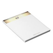 Elegant stijlvolle Gold Stripes, speciaal aangepas Notitieblok (Schuin)