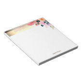 Elegant stijlvolle gouden streep, drumfeer notitieblok (Schuin)