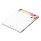 Elegant stijlvolle gouden streep, drumfeer notitieblok (Linkerzijde)