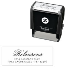 Elegant Stijlvolle Handtekening Familie Retouradre