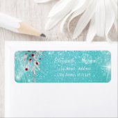 Elegant, stijlvolle kerstversiering etiket (Insitu)