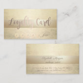 Elegant stijlvolle, luchtige logo klantenkaartje (Voorkant / Achterkant)