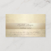 Elegant stijlvolle, luchtige logo klantenkaartje (Achterkant)