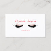 Elegant Stijlvolle Makeup Artist, Lashes Visitekaartje (Voorkant)