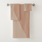 Elegant Stijlvolle Neutrale Crème Natuurlijk Bad Handdoek (Insitu)