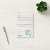 Elegant stijlvolle, stijlvolle houtextuur op maat post-it® notes (Kantoor)