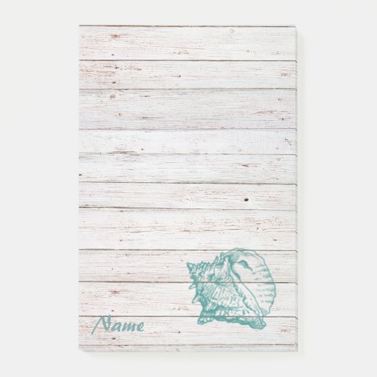 Elegant stijlvolle, stijlvolle houtextuur op maat post-it® notes (Voorkant)